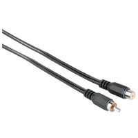 Hama Audio Extension Cable 1 RCA (phono) Plug - 1 RCA (phono) Socket, 2.5 m (00043223)